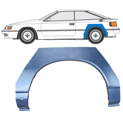 Panel de reparación guardabarros trasero para Toyota Celica 1985-1989 / Derecho 7302