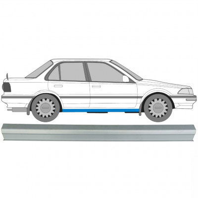 Panel de reparación del umbral para Toyota Corolla 1987-1994 / Izquierda = Derecha (simétrico) 9358