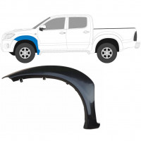 Moldura lateral guardabarros delantero para Toyota Hilux 2005-2015 / Izquierda 7076