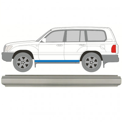 Panel de reparación del umbral para Toyota Land Cruiser 1998-2007 / Izquierda 8926