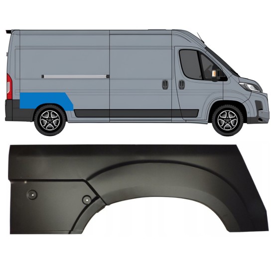 Panel de reparación guardabarros trasero para Toyota Proace Max 2024- / Derecho 16693