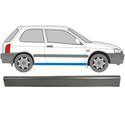 Panel de reparación del umbral para Toyota Starlet 1996-1999 / Izquierda = Derecha (simétrico) 8150