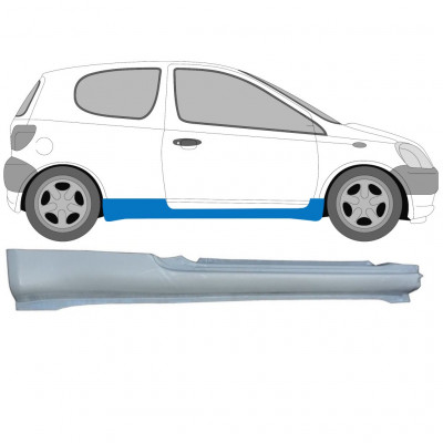 Panel de reparación del umbral para Toyota Yaris 1999-2006 / Derecho 5463