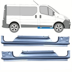 Panel de reparación del umbral para Opel Vivaro 2001-2014 / Izquierda+Derecha / Conjunto 13246