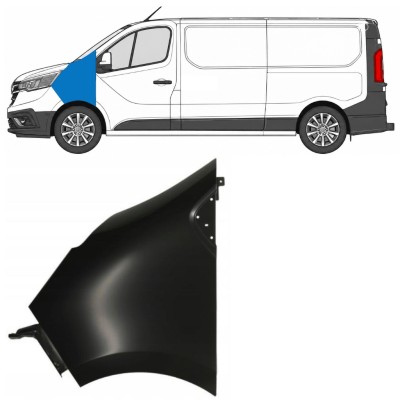 Guardabarro delantero para Renault Trafic 2014- 2021-2026 / Izquierda 17105