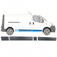 Conjunto de molduras para Renault Trafic Opel Vivaro Primastar 2001-2014 / LWB / Derecho /  8571