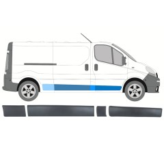 Conjunto de molduras para Opel Vivaro 2001-2014 / Derecho / 13905