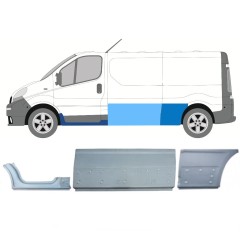 Panel de reparación conjunto para Opel Vivaro 2001-2014 / Izquierda / 13307