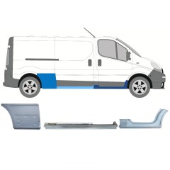Panel de reparación conjunto para Opel Vivaro 2001-2014 / Derecho / 13305