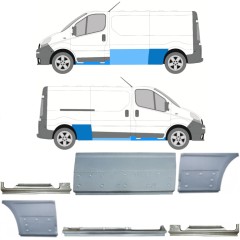 Panel de reparación conjunto para Opel Vivaro 2001-2014 / Izquierda+Derecha / 13309