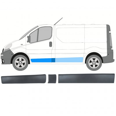 Conjunto de molduras para Renault Trafic Opel Vivaro Primastar 2001-2014 / SWB / Izquierda /  8570