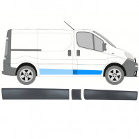 Conjunto de molduras para Renault Trafic Opel Vivaro Primastar 2001-2014 / SWB / Derecho /  8569