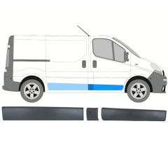 Conjunto de molduras para Opel Vivaro 2001-2014 / Derecho / 13901