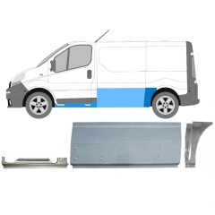 Panel de reparación conjunto para Nissan Primastar 2001-2014 / Izquierda 16767