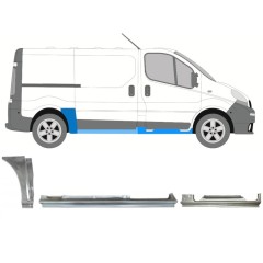 Panel de reparación conjunto para Renault Trafic 2001-2014 / Derecho / 13310