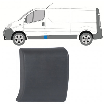 RENAULT TRAFIC 2001-2014 A-PILAR MOLDURA LATERAL / IZQUIERDA