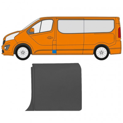 RENAULT TRAFIC 2014- A-PILAR MOLDURA LATERAL / IZQUIERDA