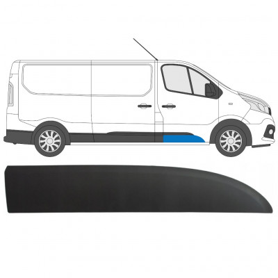 Moldura puerta delantera para Renault Trafic 2014- / Derecho 8213