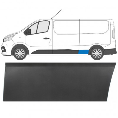 Moldura lateral guardabarros trasero para Renault Trafic 2014- / Izquierda 8220