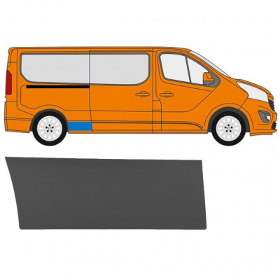 RENAULT TRAFIC 2014- LARGO MOLDURA LATERAL / DERECHA