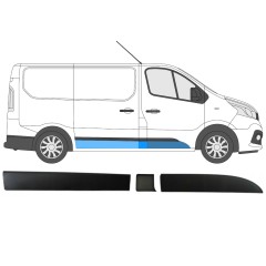 Conjunto de molduras para Opel Vivaro 2014-2019 / Derecho / 14432