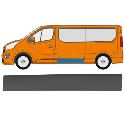 Moldura lateral para Renault Trafic 2014- / Izquierda 11251