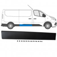 Moldura puerta corredera para Renault Trafic 2014- / Derecho 8217