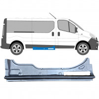 Panel de reparación puerta corredera interna para Opel Vivaro / R Trafic 2001- / Derecho 6930