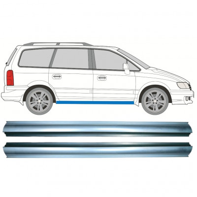 Panel de reparación del umbral para Hyundai Trajet 2000-2008 / Izquierda = Derecha (simétrico) / Conjunto 11264