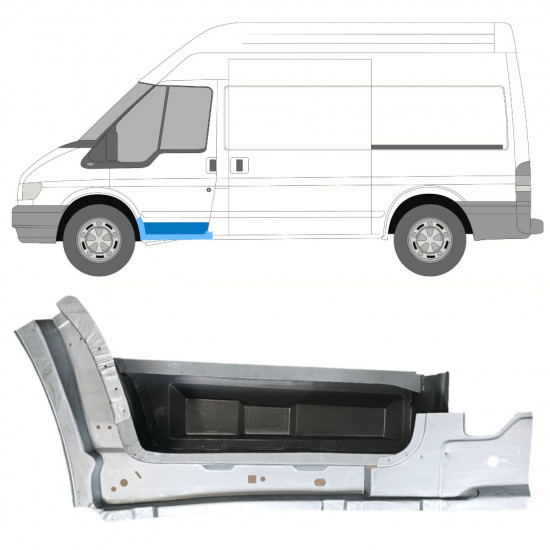 Panel de reparación delantero interno para Ford Transit 2000-2013 / Izquierda 8257