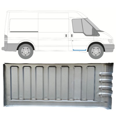 Panel de reparación del peldaño para Ford Transit 2000-2013 / Derecho 15054