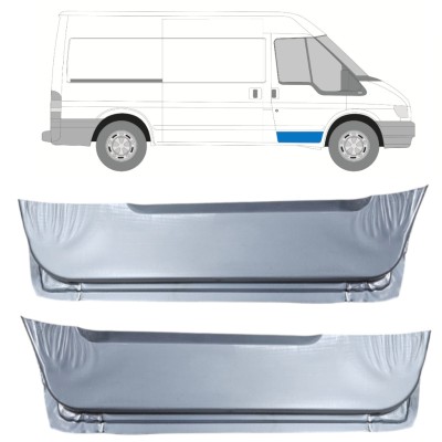 Panel de reparación puerta delantera interior para Ford Transit 2000-2013 / Izquierda+Derecha / Conjunto 14542