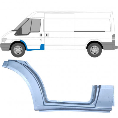 Panel de reparación umbral + guardabarros delantero para Ford Transit 2000-2013 / Izquierda 9078