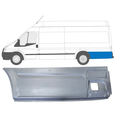 Panel de reparación guardabarros trasero para Ford Transit 2000-2013 / Izquierda 14616