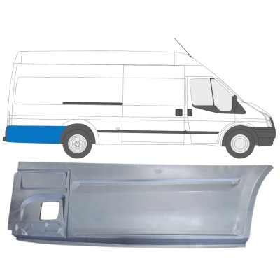 Panel de reparación guardabarros trasero para Ford Transit 2000-2013 / Derecho 14615