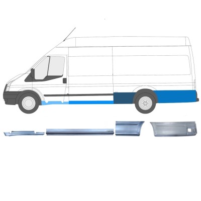 Panel de reparación conjunto para Ford Transit 2000-2013 / Izquierda / 14684