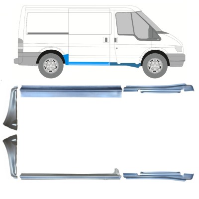 Panel de reparación conjunto para Ford Transit 2000-2013 / Izquierda+Derecha / 15021