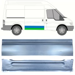 Panel de reparación puerta corredera interna + externa para Ford Transit 2000-2013 / Derecho / Conjunto 12665