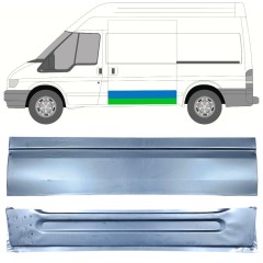 Panel de reparación puerta corredera interna + externa para Ford Transit 2000-2013 / Izquierda / Conjunto 12667