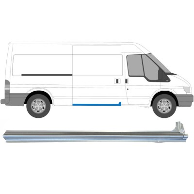 Panel de reparación del umbral de la puerta corredera para Ford Transit 2000-2013 / Derecho 15078