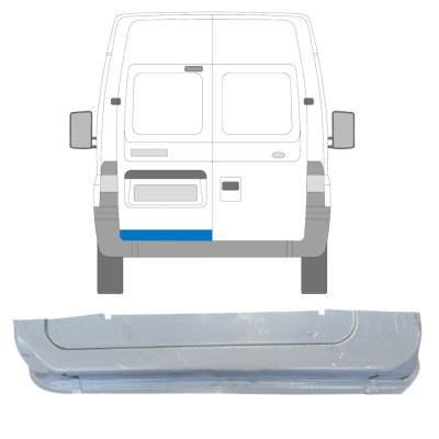 Panel de reparación puerta trasera para Ford Transit 2000-2013 / Izquierda 14655
