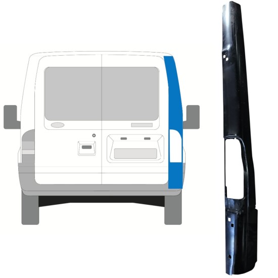 Panel de reparación pilar para Ford Transit 2000-2013 / Derecho 15978