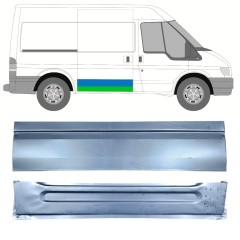 Panel de reparación puerta corredera interna + externa para Ford Transit 2000-2013 / Derecho / Conjunto 12664