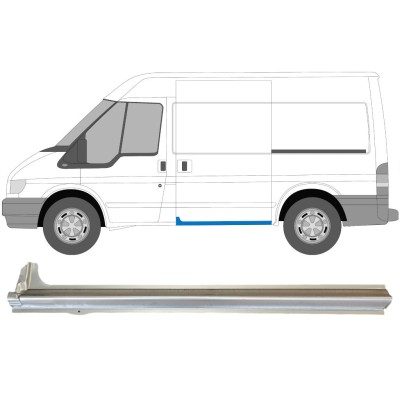 Panel de reparación del umbral de la puerta corredera para Ford Transit 2000-2013 / Izquierda 15080