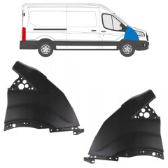Guardabarro delantero para Ford Transit 2014- 2014-2019 / Izquierda+Derecha / Conjunto 17094