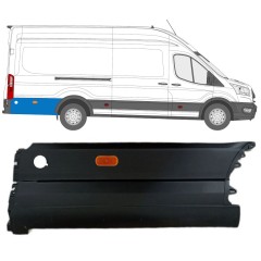 Moldura lateral guardabarros trasero detrás de la rueda para Ford Transit 2014- / Derecho / Conjunto 14678