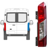 Lámpara trasera para Ford Transit 2014- / Derecho 16092