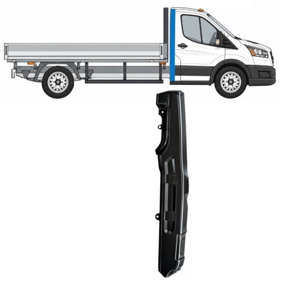 Panel de reparación pilar para Ford Transit 2014- 2014-2026 / Derecho 17278