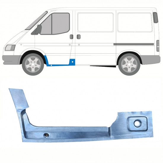 Panel de reparación del umbral puerta delantera interna para Ford Transit 1991-2000 / Izquierda 8428