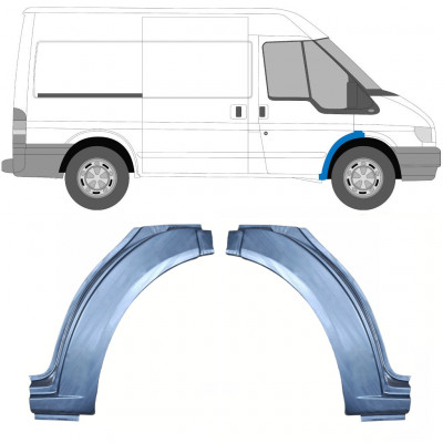 Panel de reparación guardabarros delantero para Ford Transit 2000-2013 / Izquierda+Derecha / Conjunto 10388